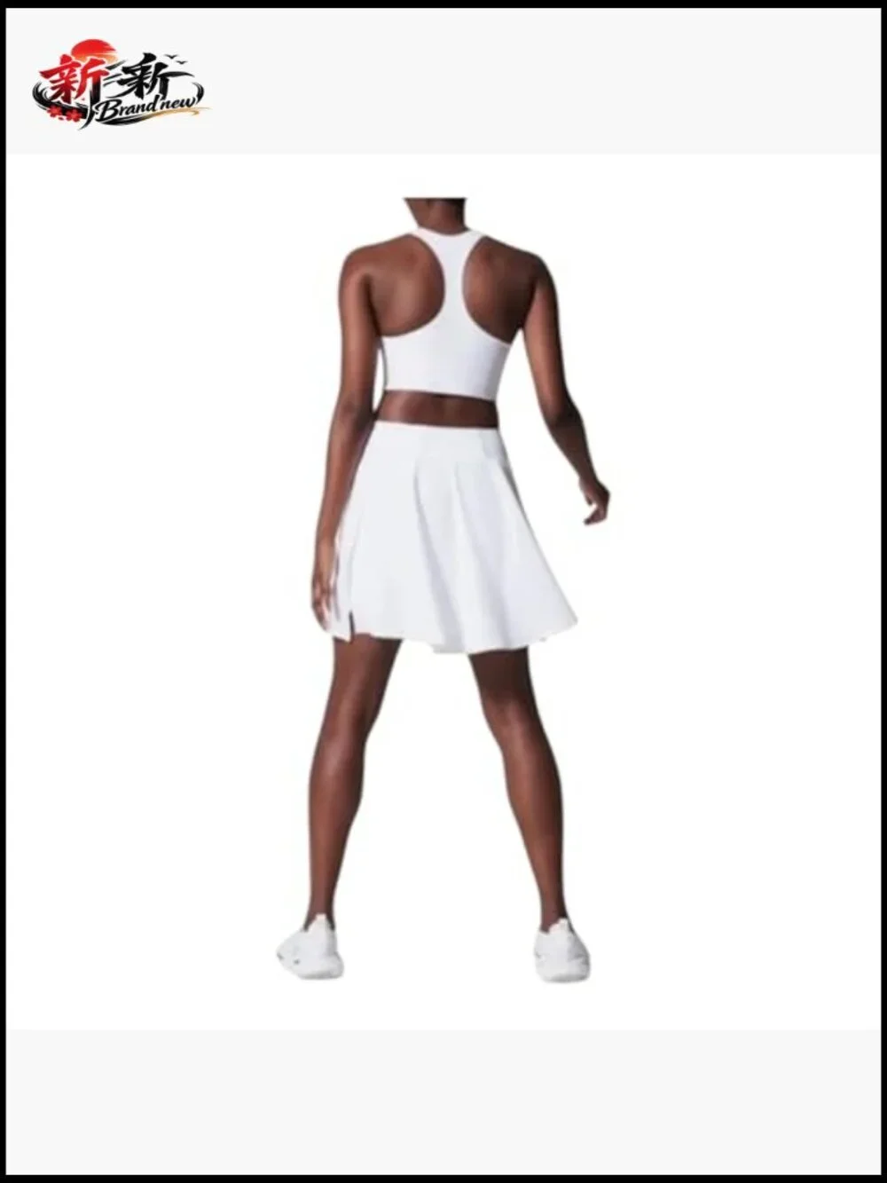 Mid Rise Skort with Pocket, Nylon Blend, High Stretch, Pull On